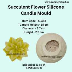 Succulent Flower Candle...