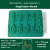 0-9 Numbers Birthday Candle Mould SP32522, Niral Industries.