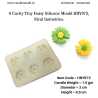 6 Cavity Tiny Daisy Silicone Mould HBY972, Niral Industries.