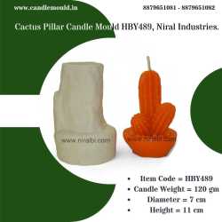 Cactus Pillar Candle Mould...