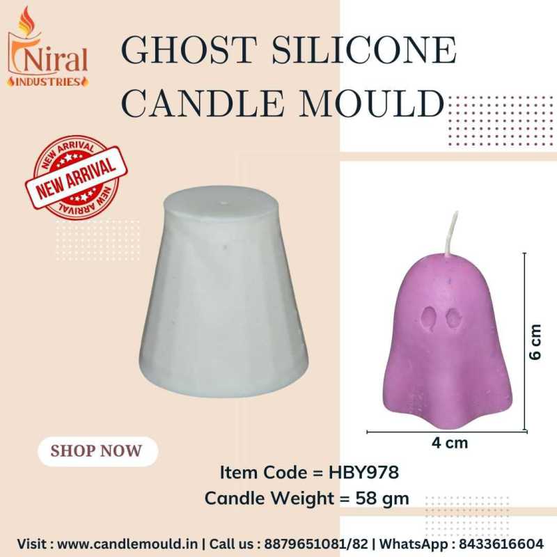 Ghost Candle Mould HBY978, Niral Industries.