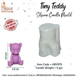 Tiny Teddy Candle Mould...