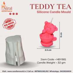 Teddy Tea Silicone Candle...