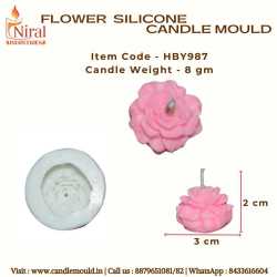 Flower Shaped Candle Mould,...