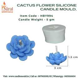 Cactus Flower Candle Mould,...