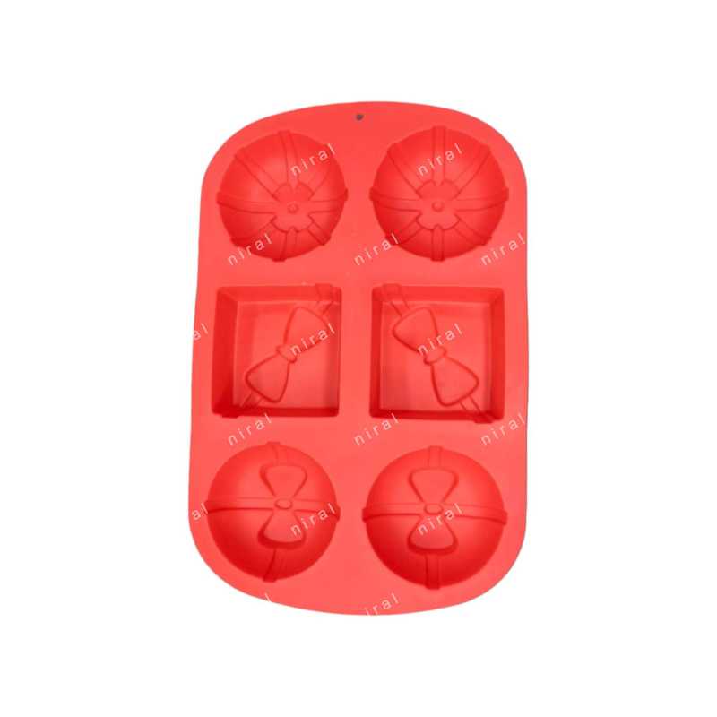 Gift Box Shaped 6 Cavity Mould, SP32379