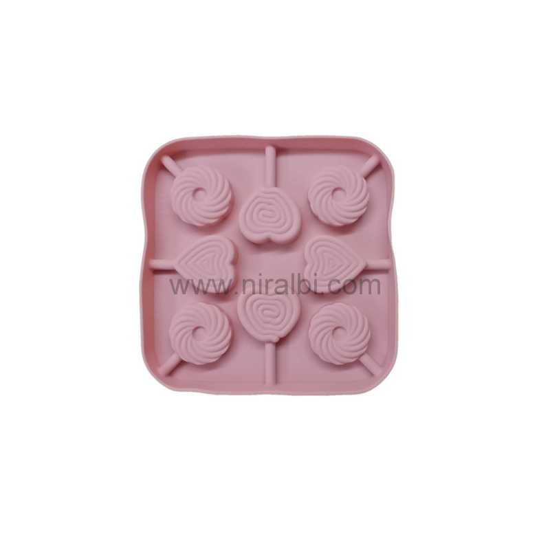 Heart & Round Lollipop Mould, SP32356