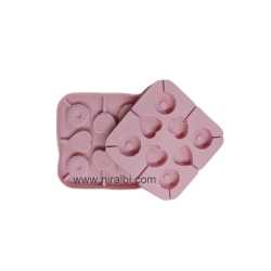 Heart & Round Lollipop Mould, SP32356