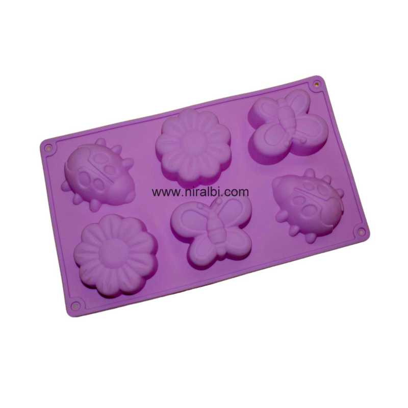 6 Cavities Insect Soap Mould, SP32277