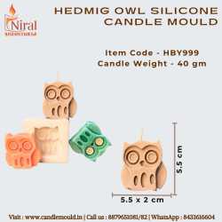 Hedwig Owl Silicone Candle...