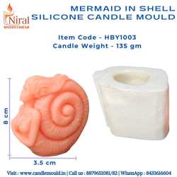 Mermaid in Shell Silicone...