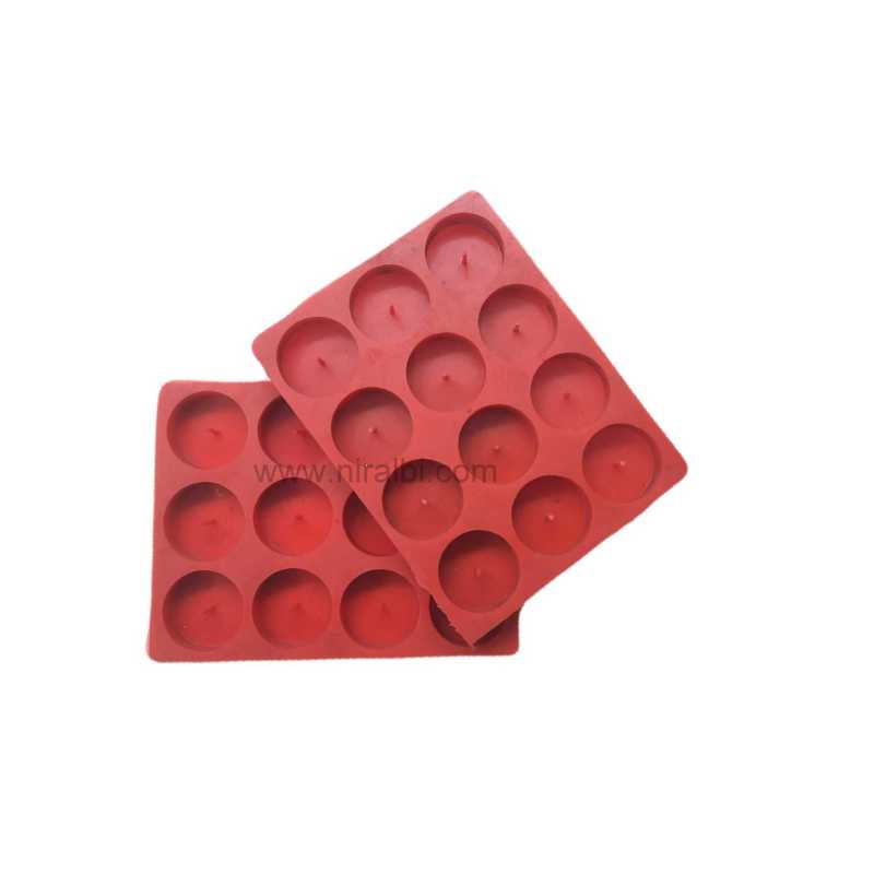 Silicone T-light Mould - 12 Cavity -  38 x 15 mm