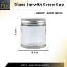 Glass Jar with Screw Cap - 120 ml