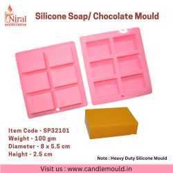 6 Cavity Rectangle Soap...