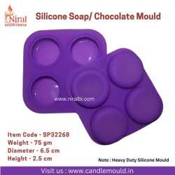 4 Cavities Round Soap...