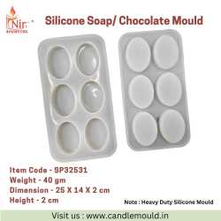 Oval Shape 6 Cavity Mould,...