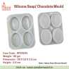 Pears Oval Shape 4 Cavity Mould, Niral Industries.