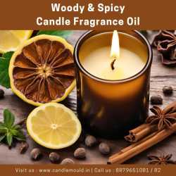 Woody & Spicy Candle Fragrance Oil, Niral Industries.