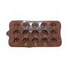 Sweet Delights: Silicone 15-Cavity Circle-Shape Chocolate Dessert & Ice Cream Mould, BK51103 Niral Industries