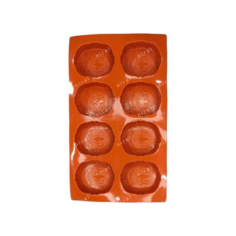 Designer Artistic 8-Cavity Soap Silicone Mould - SP32374