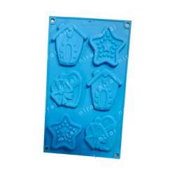 Cosmic Love Nest Star, Heart and House Silicone Mould - SP32409