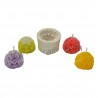 Petite Blooming Silicone Candle Mould HBY356, Niral Industries