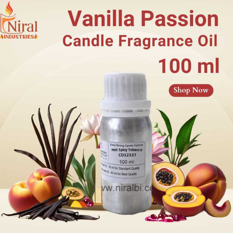 Vanilla Passion Candle Fragrance Oil, Niral Industries.