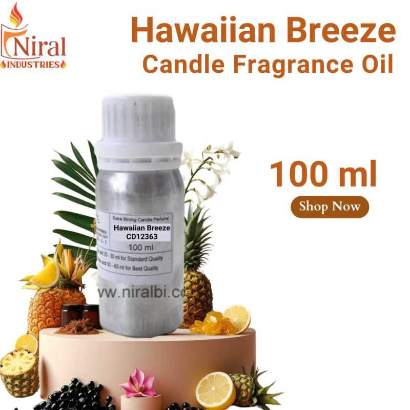 Hawaiian Breeze Candle Fragrance Oil, Niral Industries.