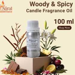 Woody & Spicy Candle Fragrance Oil, Niral Industries.