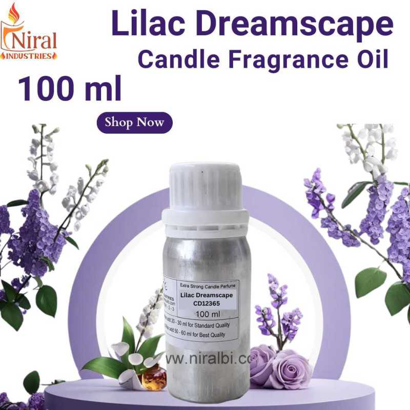 Lilac Dreamscape Candle Fragrance Oil, Niral Industries.