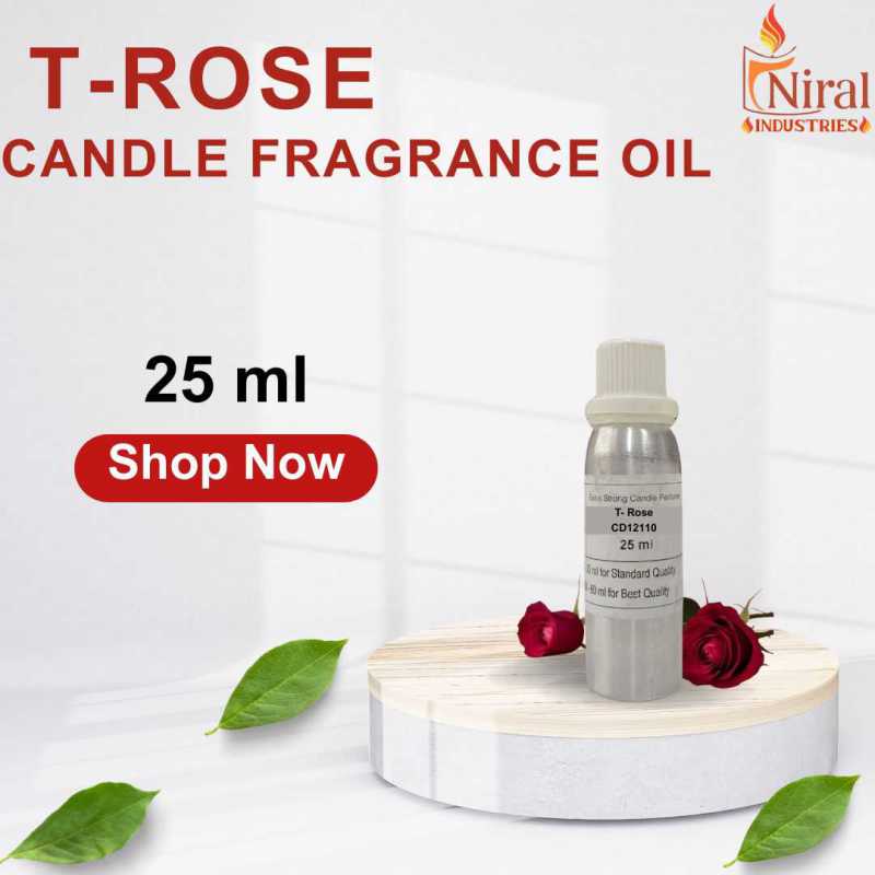 Niral’s T-Rose Candle Fragrance Oil