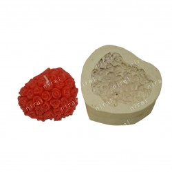 Rosy Love Silicone Candle Mould HBY339, Niral Industries