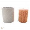 Cobblestone Texture Silicone Candle Mould HBY758, Niral Industries
