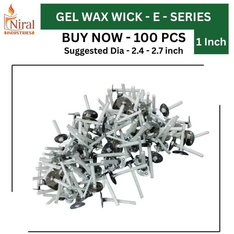 Niral's 1 Inch Wick - 1E - Gel