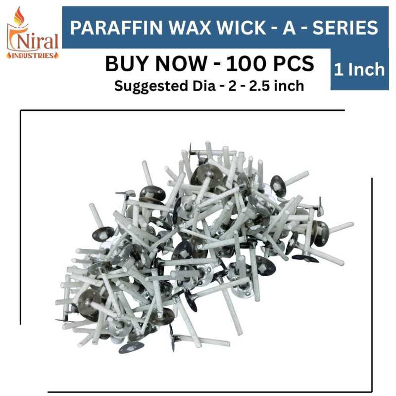 Niral's 1 Inch Wick - 1A Paraffin