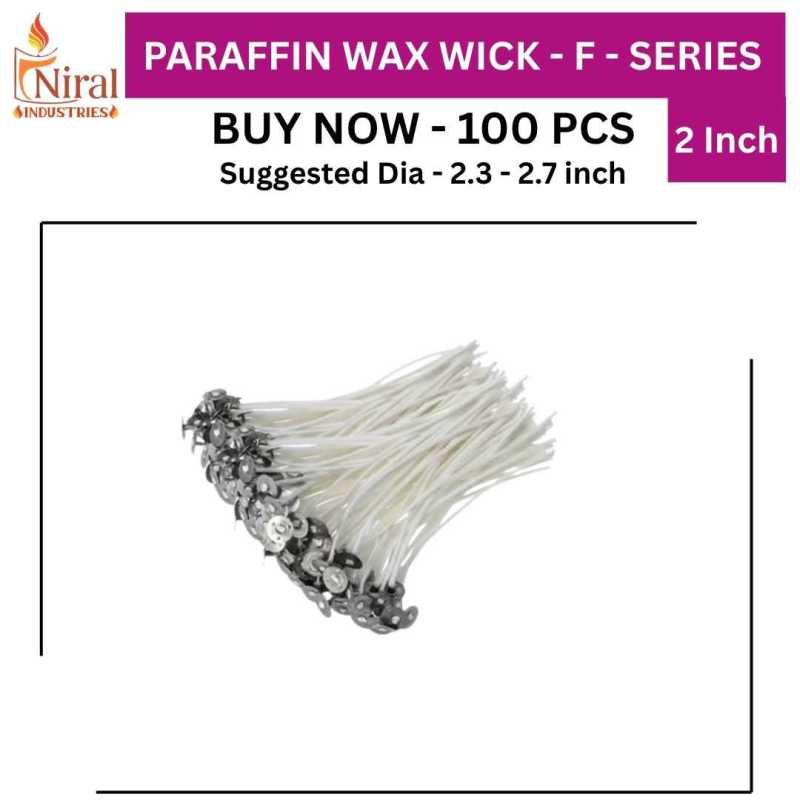 Niral's 2 Inch Wick - 2F - ( Paraffin  6-8 cm)
