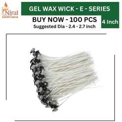 Niral's 4 Inch Wick - 4E - Gel