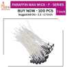 Niral's 7 Inch Wick - 7F - Paraffin