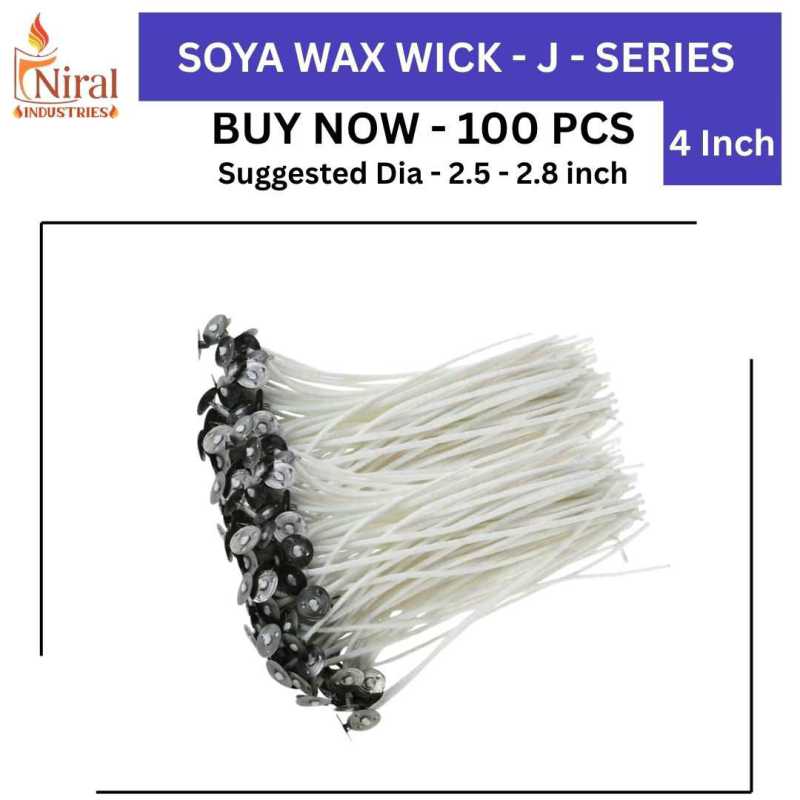 Niral's 4 inch wick - 4J - Soya