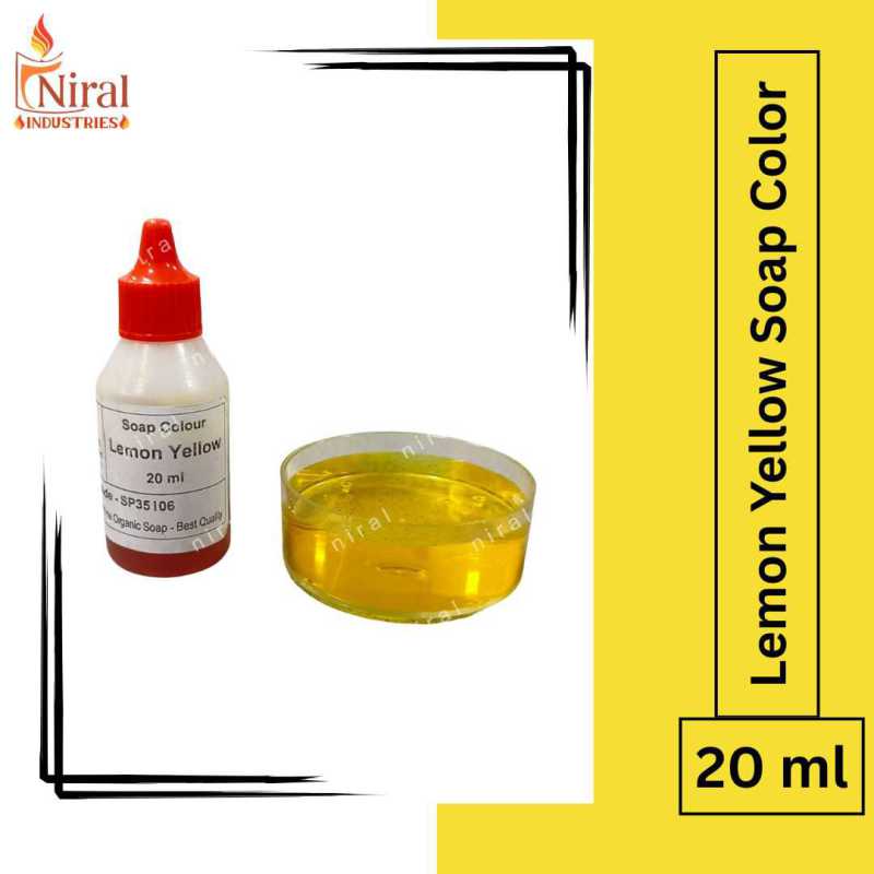 Niral's Lemon Yellow Soap Colour