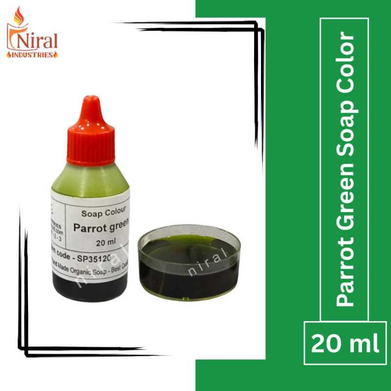 Niral's Parrot Green Soap Colour
