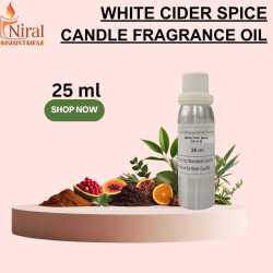 Niral’s White Cider Spice Candle Fragrance Oil