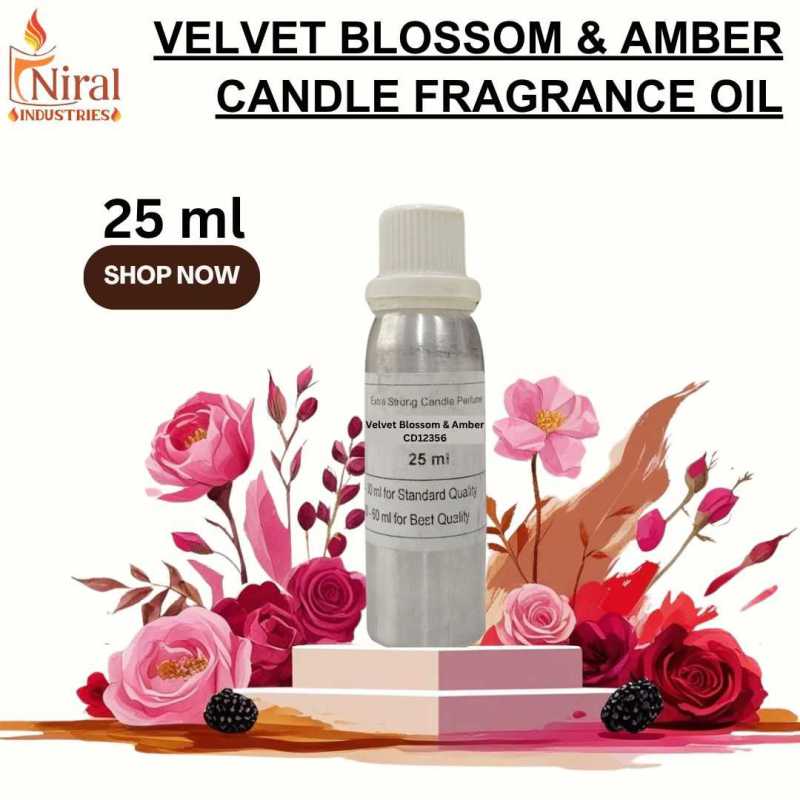 Velvet Blossom & Amber Candle Fragrance Oil