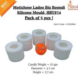 Set of 5 pcs - Big Motichoor Ladoo Mould