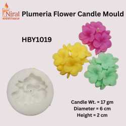 Plumeria Flower Candle Mould, HBY1019