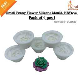 Small Peony Flower Candle...