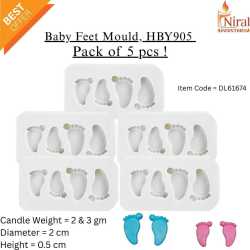Niral’s Baby Feet Candle...