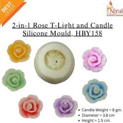 Niral’s 2 in 1 Rose Candle...