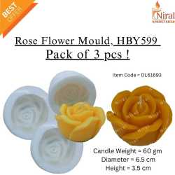 Niral’s Rose Flower Candle...