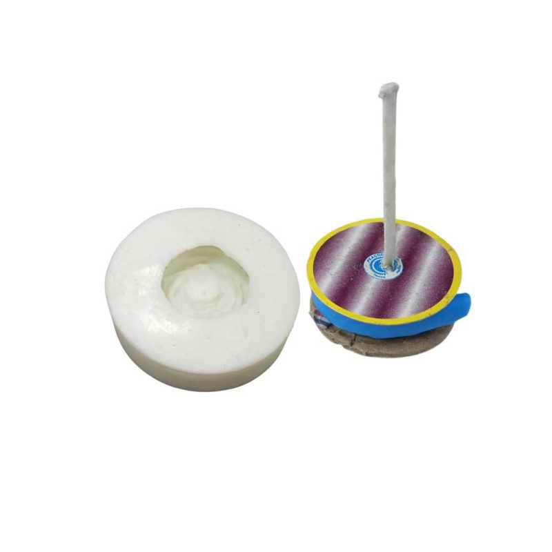 Ground Spinner Small Candle Mould, HBY1026 - 5 Pcs Combo ₹250 (Just ₹50 Each!)